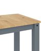 vidaXL Esstisch Panama Grau 112x60x75 cm Massivholz Kiefer