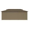 vidaXL Pavillon mit Vorhängen 600x298x270 cm Taupe 180 g/m²