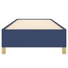 vidaXL Bettgestell ohne Matratze Blau 80x200 cm Stoff