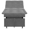 vidaXL Pull-Out Schlafsofa Dunkelgrau 194 x 67 x 82 cm Mikrofaser