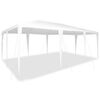 vidaXL Party-Zelt Wei&szlig; 600 x 400 x 266 cm Polyethylen und Stahl