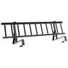 vidaXL Dachschneeschild Schwarz 300 x 29,5 x 34,5 cm Stahl