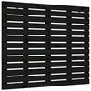 vidaXL Wand-Kopfteil Schwarz 141x3x91,5 cm Massivholz Kiefer