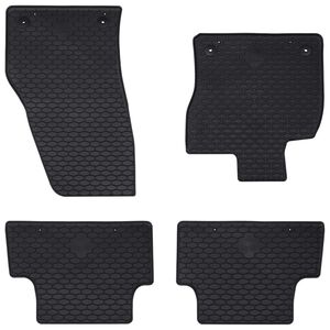 vidaXL Autofu&szlig;matte 4 pcs Schwarz geeignet f&uuml;r T-ROC Cabrio 2019-