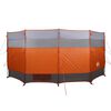 vidaXL Camping-Windschutz Orange 366x152x152 cm Wasserdicht