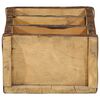 vidaXL Tablett 4 pcs Braun 30 x 14 x 9 cm Massives upgecyceltes Holz