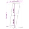 vidaXL Seitenregal Schwarz 33 x 32 x 70,5 cm Holzwerkstoff
