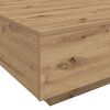 vidaXL Couchtisch Artisan-Eiche 55 x 55 x 31 cm Holzwerkstoff