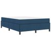 vidaXL Boxspringbett Blau 160 x 200 cm Stoff