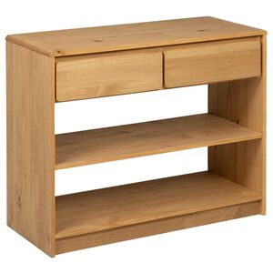 vidaXL Konsolentisch SAUDA Eiche-Optik 89,5x36,5x73 cm Kiefernholz