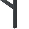 vidaXL 5-tlg. Gartenbar-Set Schwarz Pulverbeschichteter Stahl