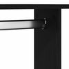 vidaXL Kleiderschrank mit Regal Schwarz Eichen-Optik 102 x 38 x 110 cm