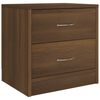 vidaXL Nachttisch Braun Eichen-Optik 40x30x40 cm Holzwerkstoff