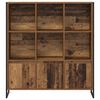 vidaXL B&uuml;cherregal 2 pcs Altholz 99,5 x 30 x 108 cm Holzwerkstoff