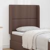 vidaXL Kopfteil Ohr Braun 80 x 16 x 4 cm PVC
