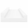 vidaXL Bilderleisten 2 Stk. Wei&szlig; 60x9x3 cm MDF