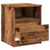 vidaXL Nachttische 2 Stk. Altholz-Optik 40x40x50 cm Holzwerkstoff