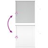 vidaXL Fensterjalousie mit Vorh&auml;ngen Silber Aluminium