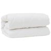 vidaXL Decke mit Kissen mit Kissen 3 pcs Wei&szlig; Mikrofaser