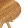 vidaXL Beistelltisch Braun 55 x 55 x 51 cm Massivholz Teak