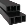 vidaXL Balken f&uuml;r Terrassendielen 6 Stk. Schwarz 170x8,5x4,5 cm WPC