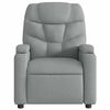 vidaXL Massagesessel Hellgrau Stoff