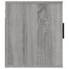 vidaXL TV-Wandschrank Grau Sonoma 40x34,5x40 cm
