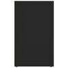 vidaXL Schuhregale 2 Stk. Schwarz 52,5x30x50 cm