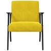 vidaXL Sessel Gelb 59 x 75 x 78 cm Samt