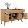 vidaXL Sideboard OLDEN Braun 114x43x73,5 cm Massivholz Kiefer