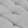 vidaXL Palettenkissen Baumwolle 120&times;80&times;10 cm Grau