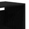 vidaXL Highboard Schwarz Eichen-Optik 69,5 x 34 x 180 cm Holzwerkstoff