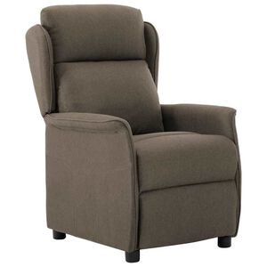 vidaXL Liegestuhl Taupe 66,5 x 94 x 101,5 cm Polyester