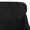 vidaXL Sessel Schwarz 63x76x80 cm Samt