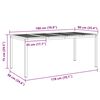 vidaXL Outdoortisch-Set 7 pcs Braun Massivholz Akazie