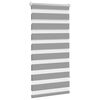 vidaXL Zebra-Rollo 60,9 x 120 cm, Stoffbreite 56,7 cm, grau