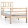 vidaXL Massivholzbett 90x200 cm