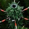 vidaXL K&uuml;nstlicher Weihnachtsbaum Klappbar Beschneit 180 cm