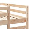 vidaXL Dreifach Etagenbettrahmen Natur 80 / 200 x 200 cm