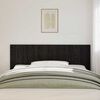 vidaXL Bettkopfteil Schwarz Eichen-Optik 160 x 1,5 x 80,5 cm