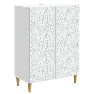 vidaXL Sideboard Wei&szlig; 66 x 34,5 x 90 cm Holzwerkstoff