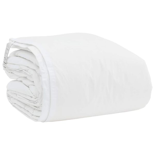 vidaXL Bettdecken Set mit Kissen 3 pcs Weiß Daunenfeder