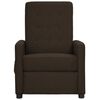 vidaXL Relaxsessel Dunkelbraun Stoff