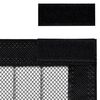 vidaXL Fliegengitter-T&uuml;rvorh&auml;nge 2 Stk. Magnet Schwarz 220x130 cm