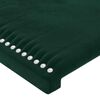 vidaXL Bettgestell ohne Matratze Dunkelgr&uuml;n 120x200 cm Samt