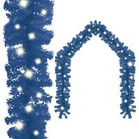 vidaXL Weihnachtsgirlande mit LED 5 m Blau