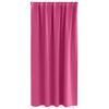 vidaXL Verdunkelungs-Vorh&auml;nge mit Ringen 2 pcs Helles Pink