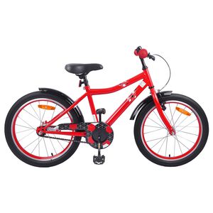 vidaXL Kinderfahrrad 20 Zoll f&uuml;r 6-11 Jahre alt Rot