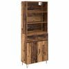 vidaXL Highboard 2 Stk. Altholz 69,5 x 34 x 180 cm