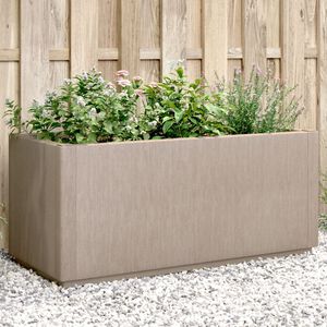 vidaXL Pflanzk&uuml;bel Hellbraun 80x36x35 cm PP